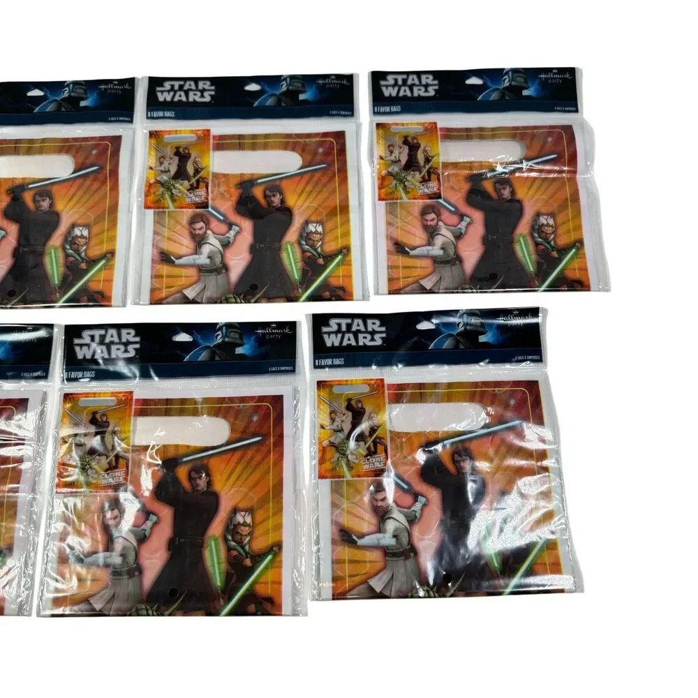 Hallmark Star Wars Party Favor Bags Treat Boxes 48 Pieces Birthday NEW SEALED